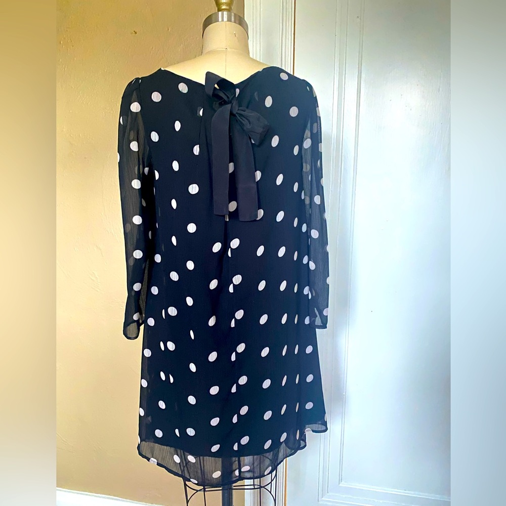 Claudie Pierlot polka dot trapeze dress